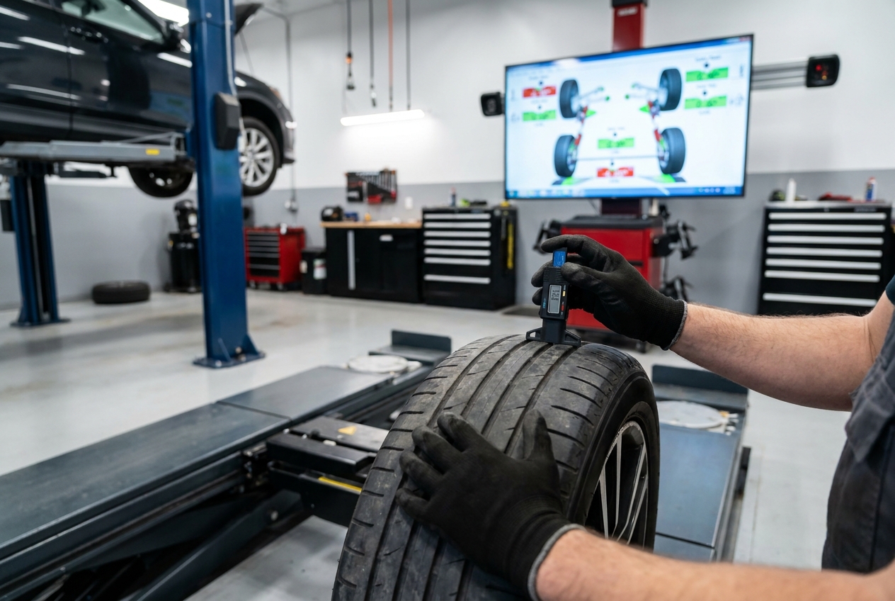 5 Critical Warning Signs You Need a Tire Alignment in Frankfort - Blog featured image