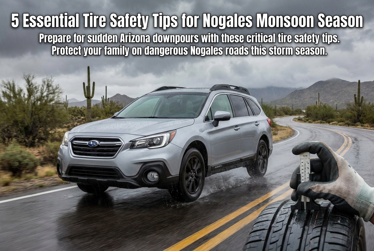 5 Essential Tire Safety Tips for Nogales Monsoon Season - Blog featured image