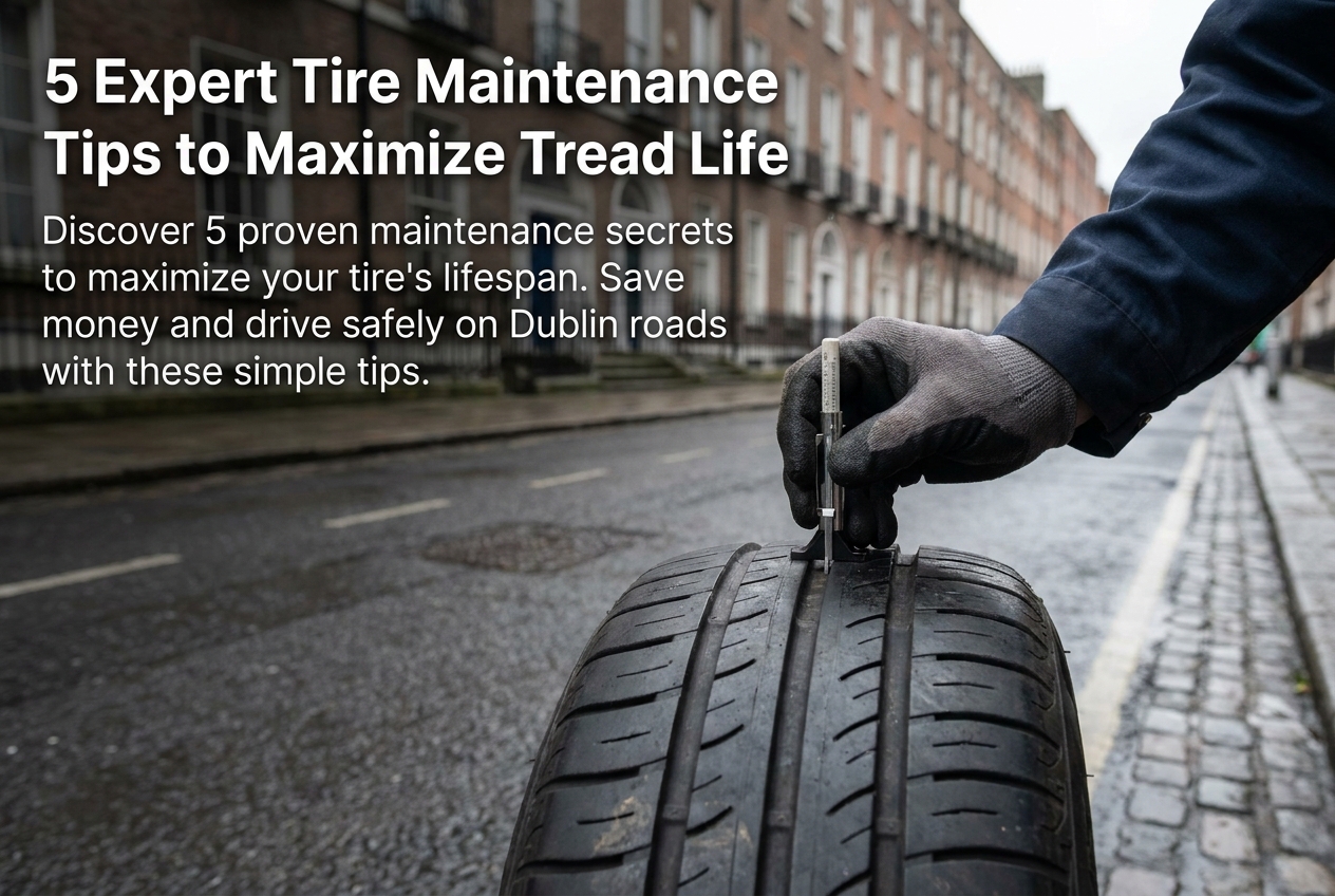 5 Expert Tire Maintenance Tips to Maximize Tread Life - Blog featured image