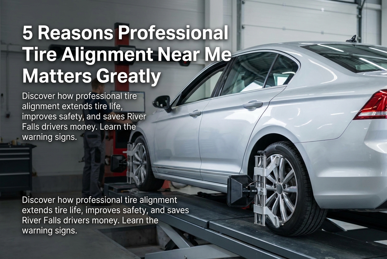 5 Reasons Professional Tire Alignment Near Me Matters Greatly - Blog featured image