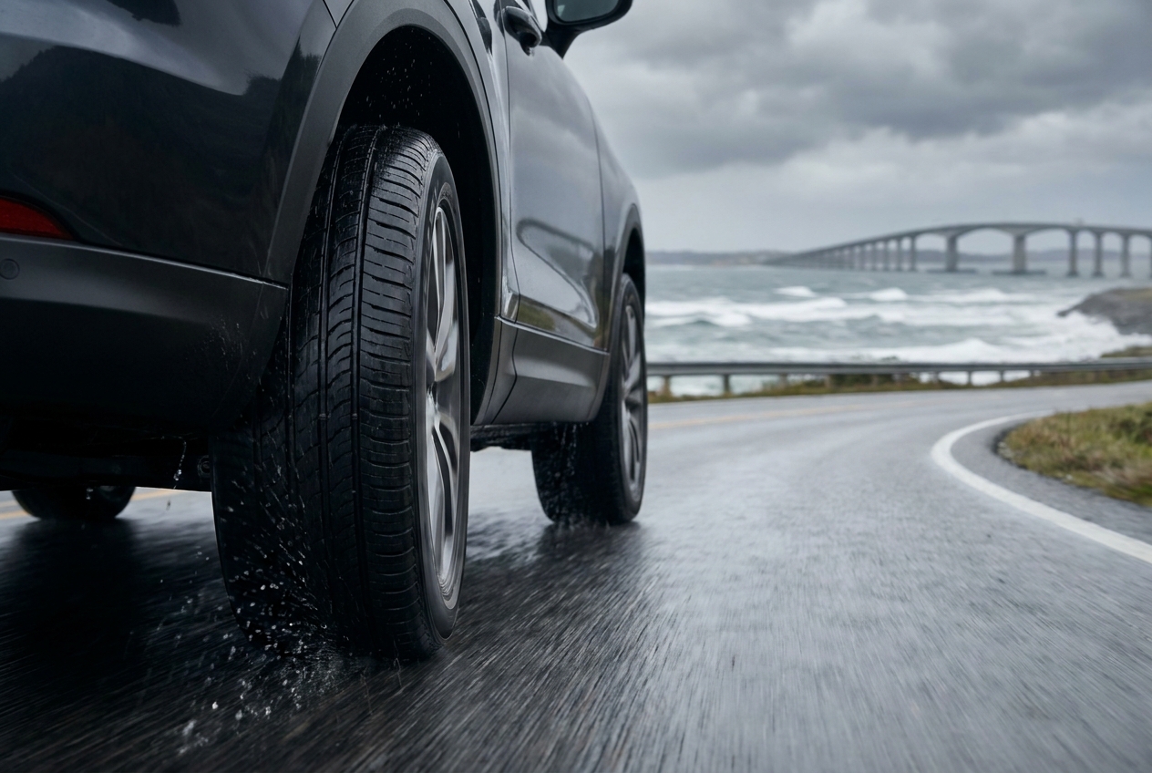 5 Ways Proper Tire Tread Protects You on Coastal Roads - Blog featured image