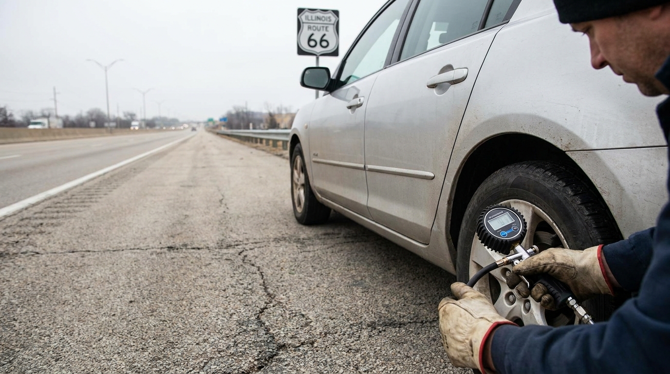 7 Critical Ways Tire Pressure Impacts Safety on Illinois Roads - Blog featured image