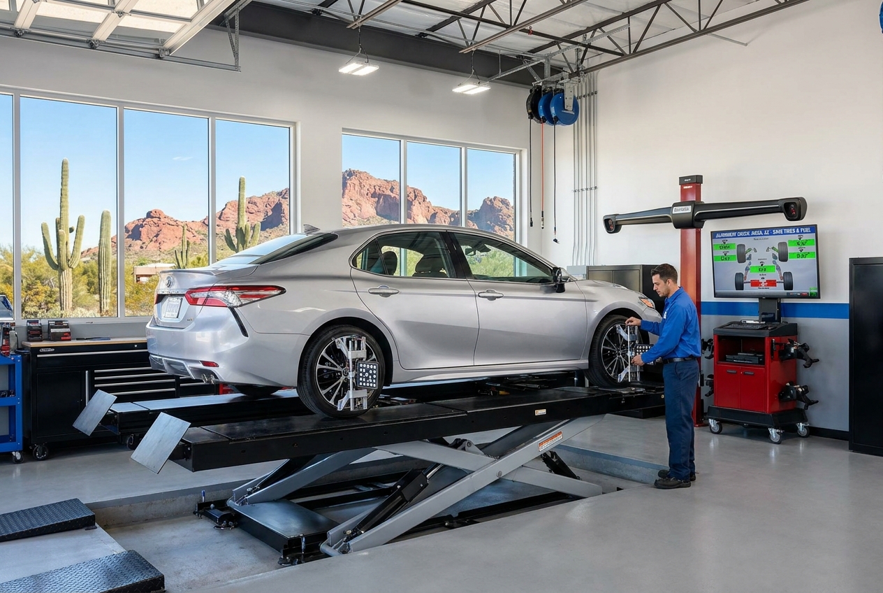 7 Reasons Regular Wheel Alignment Is Crucial for Mesa Drivers - Blog featured image