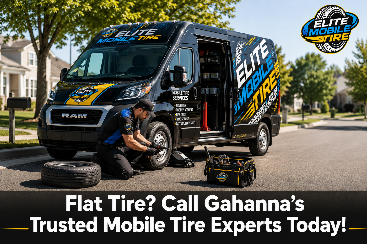 Flat Tire? Call Columbus's Trusted Mobile Tire Experts Today!