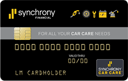 Synchrony Car Care Credit Card