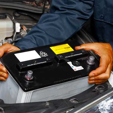 Battery check and replacement service at 3D Tire in Central Florida