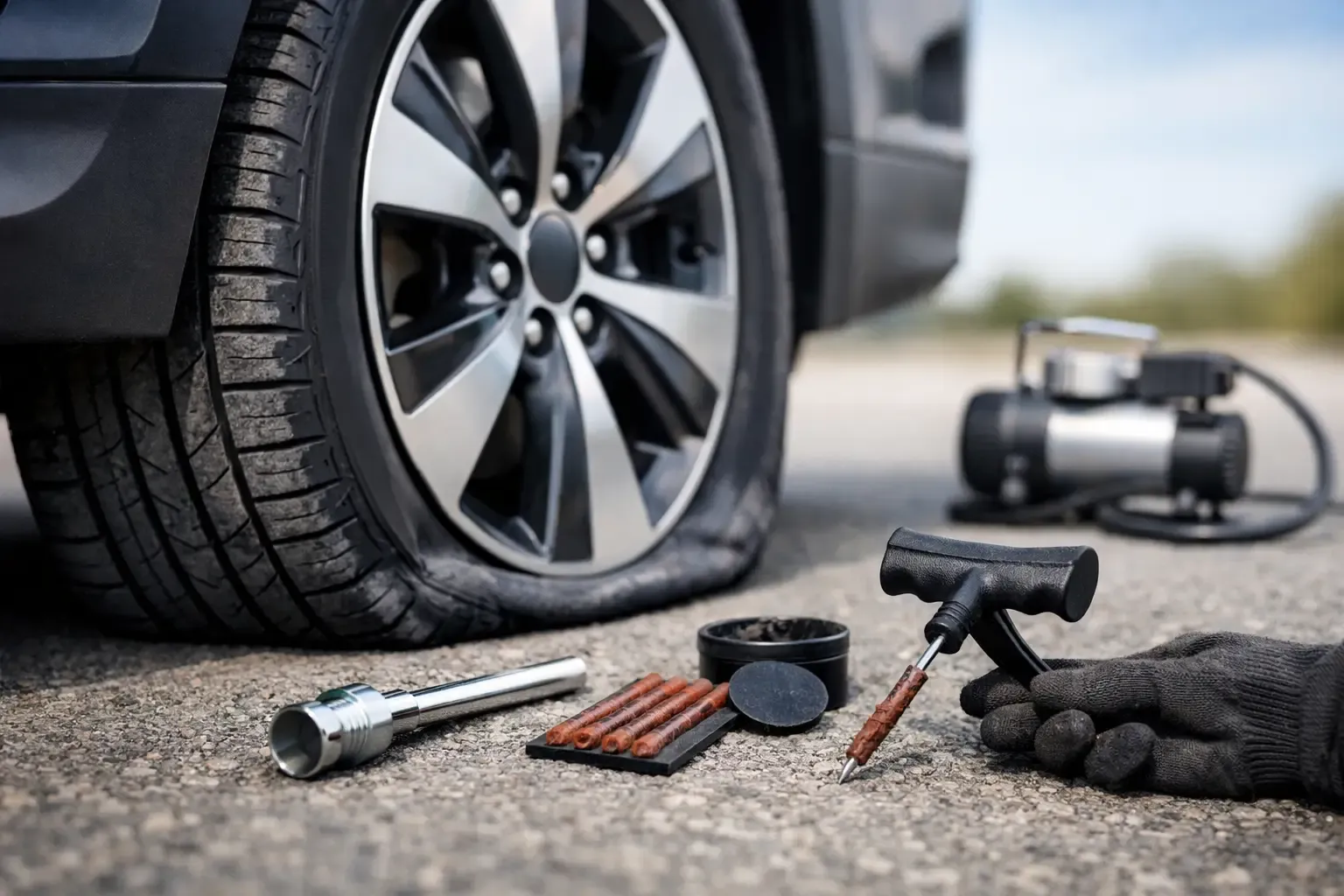 Can a Flat Tire Be Repaired? What to Know
