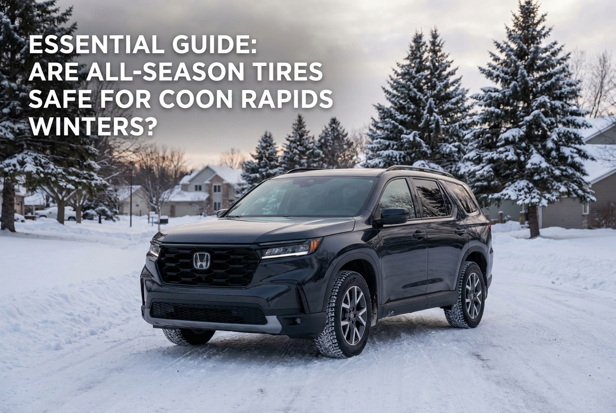 Essential Guide: Are All-Season Tires Safe for Coon Rapids Winters? - Blog featured image