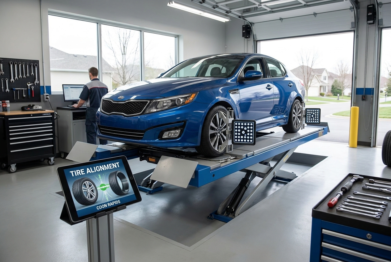 Essential Tire Alignment Guide for Coon Rapids Drivers - Blog featured image