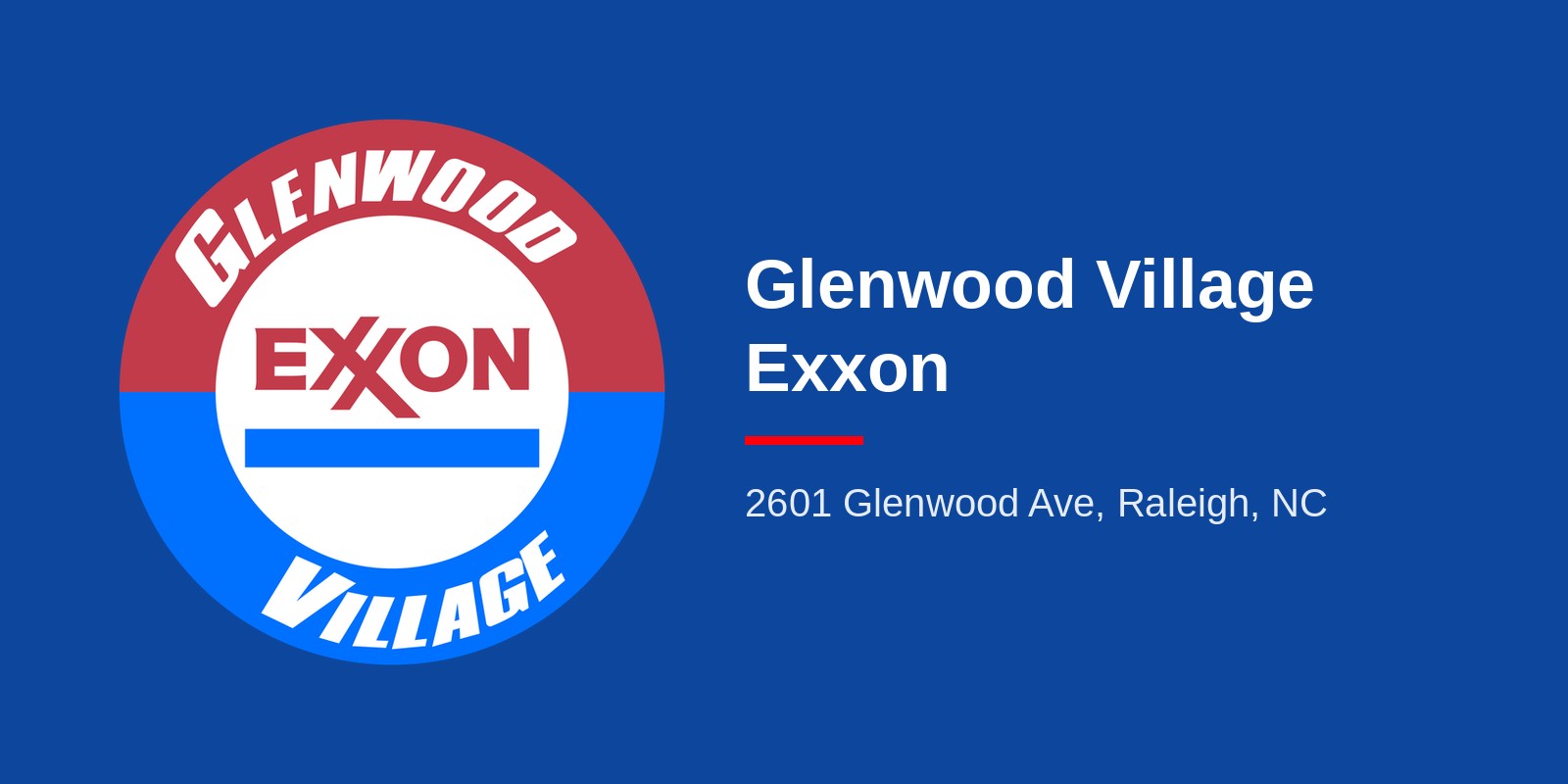 Glenwood Village Exxon, 2601 Glenwood Ave, Raleigh, NC