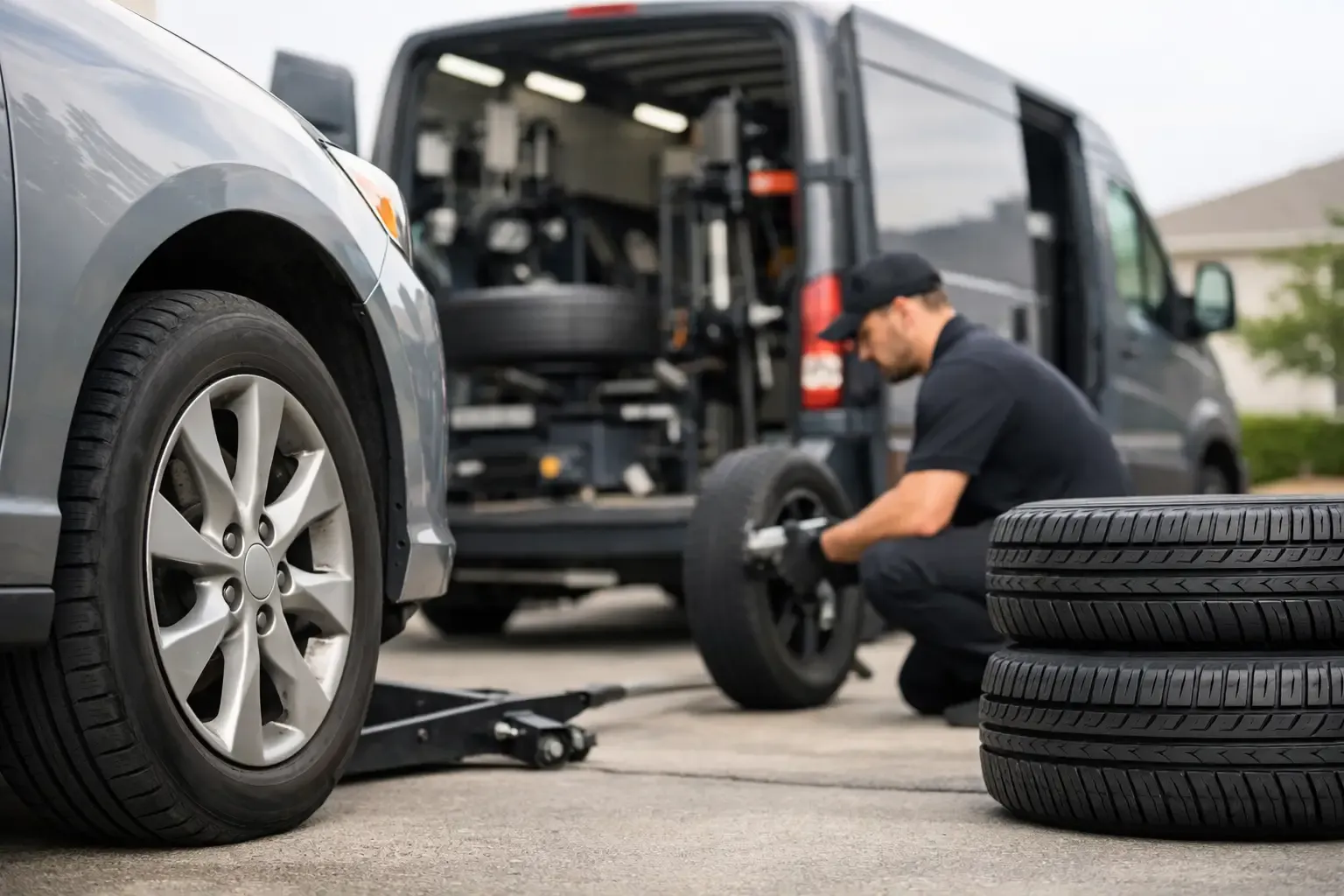 How Mobile Tire Installation Works