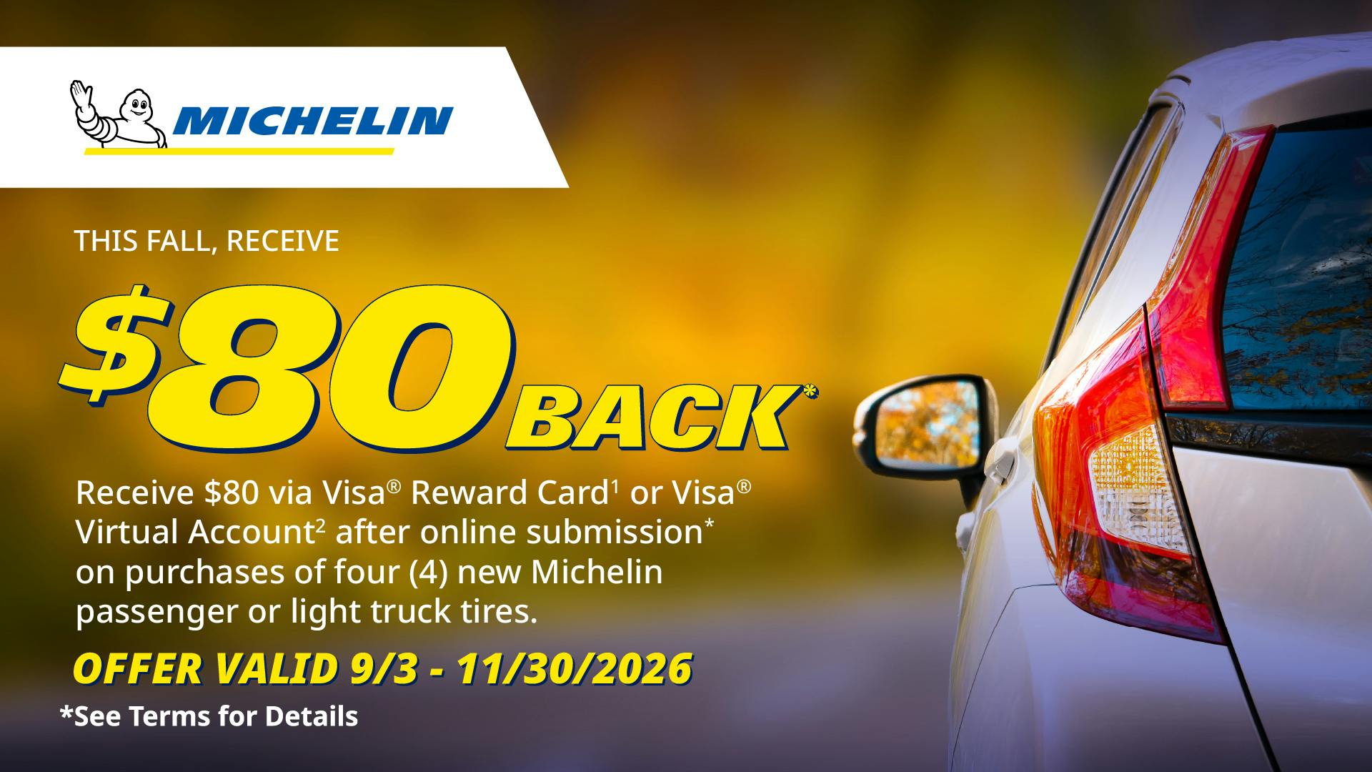 Get $80 Via Visa Reward Card