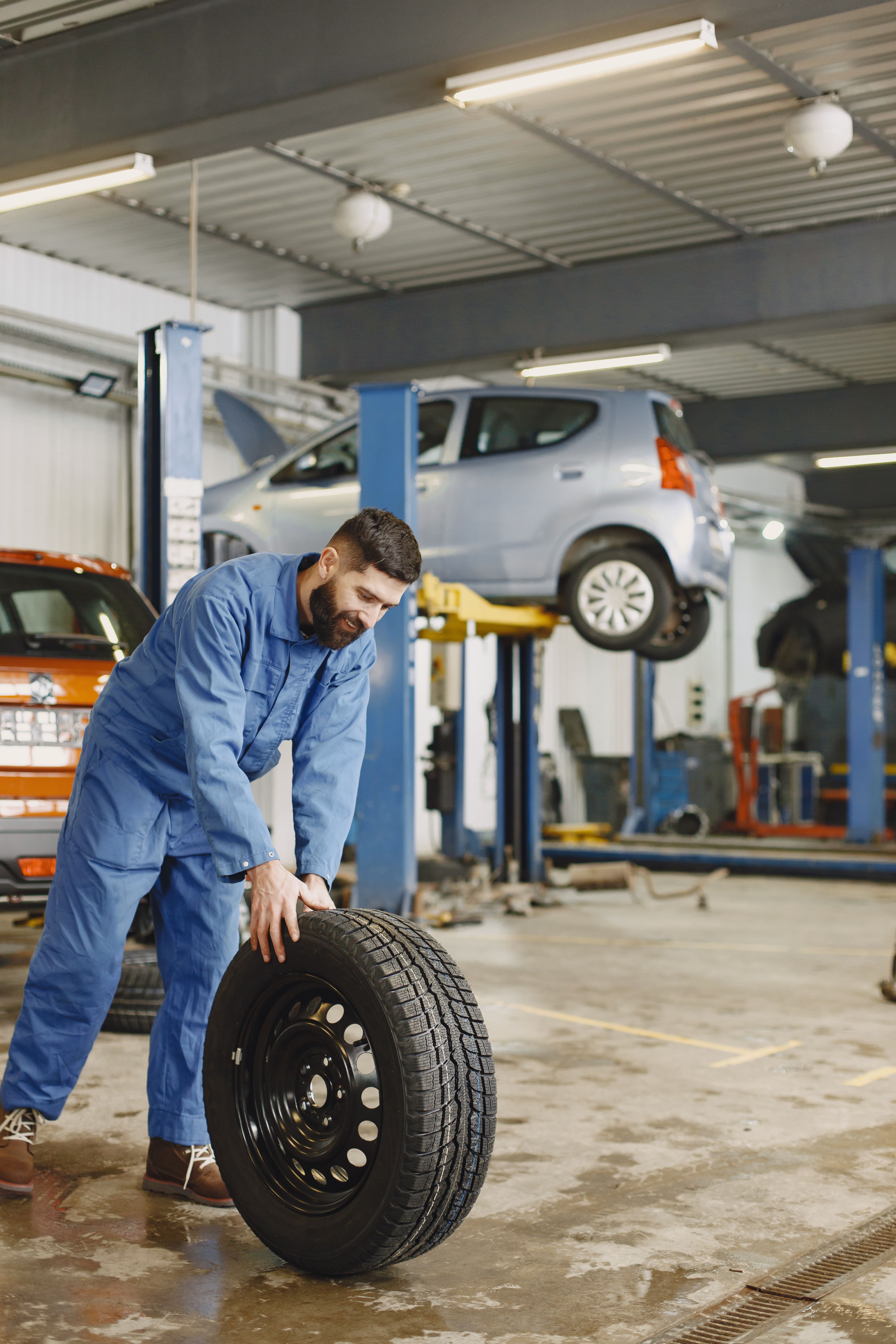 Tire rotation and balancing service at 3D Tire in Central Florida
