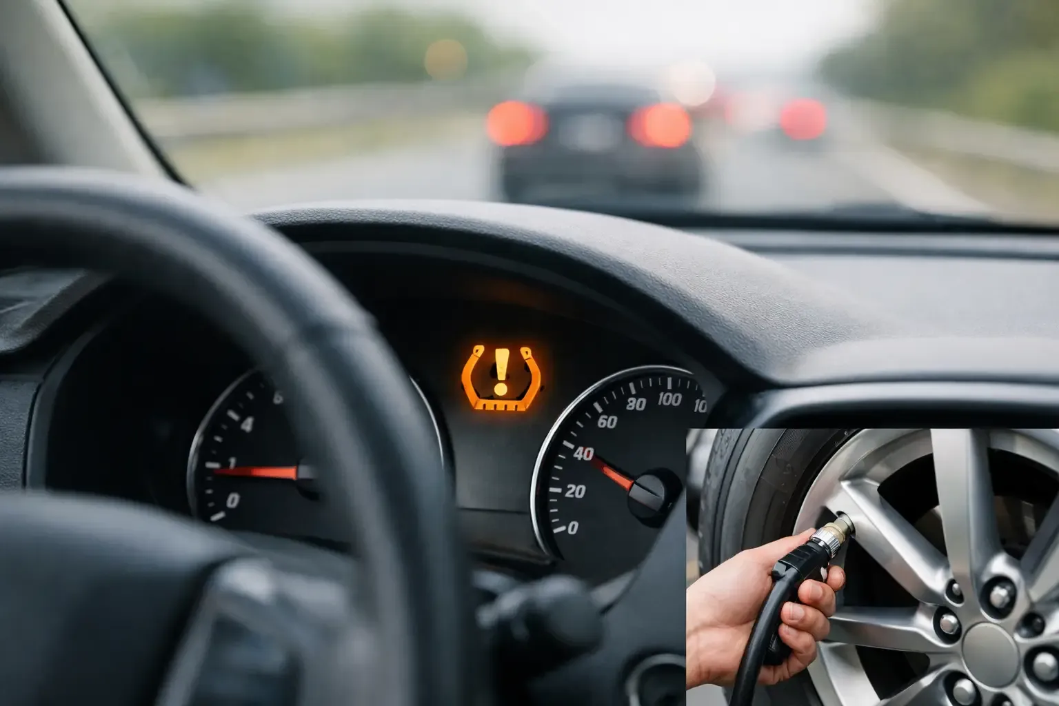 What Causes the TPMS Light to Come On While Driving?