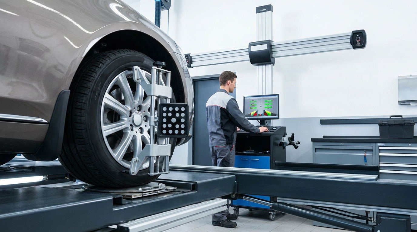 What to Expect During a Professional Tire Alignment - Blog featured image