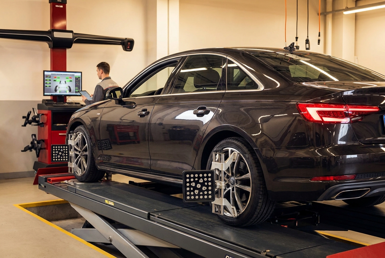 What to Expect During a Professional Tire Alignment Service - Blog featured image