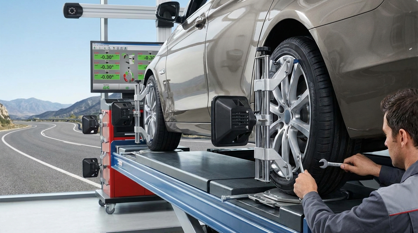 What to Expect During a Professional Tire Alignment Service - Blog featured image