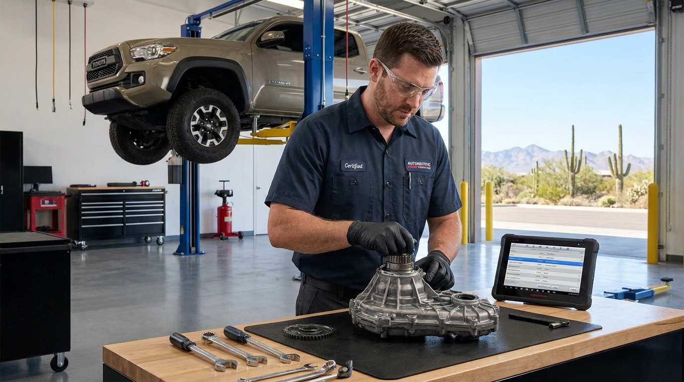 What to Expect During a Transfer Case Repair Service - Blog featured image