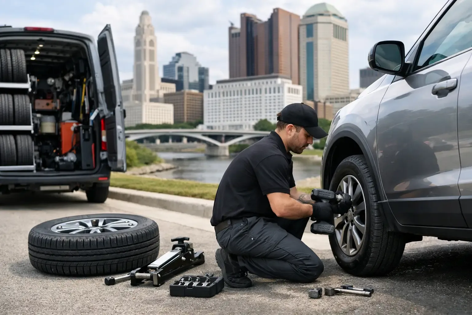 Why Mobile Tire Service Saves Time for Columbus Drivers