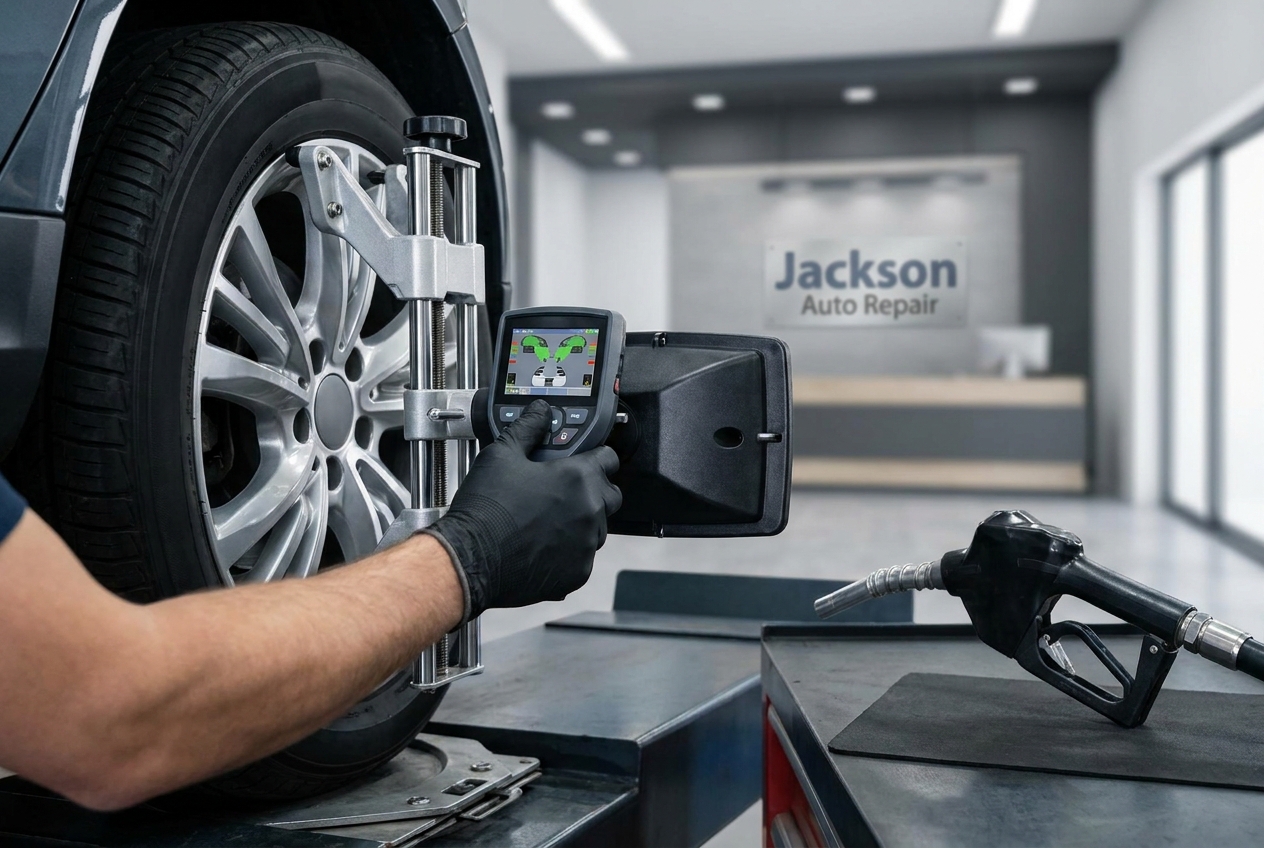 Why Tire Alignment Near Me Saves Jackson Drivers Money - Blog featured image